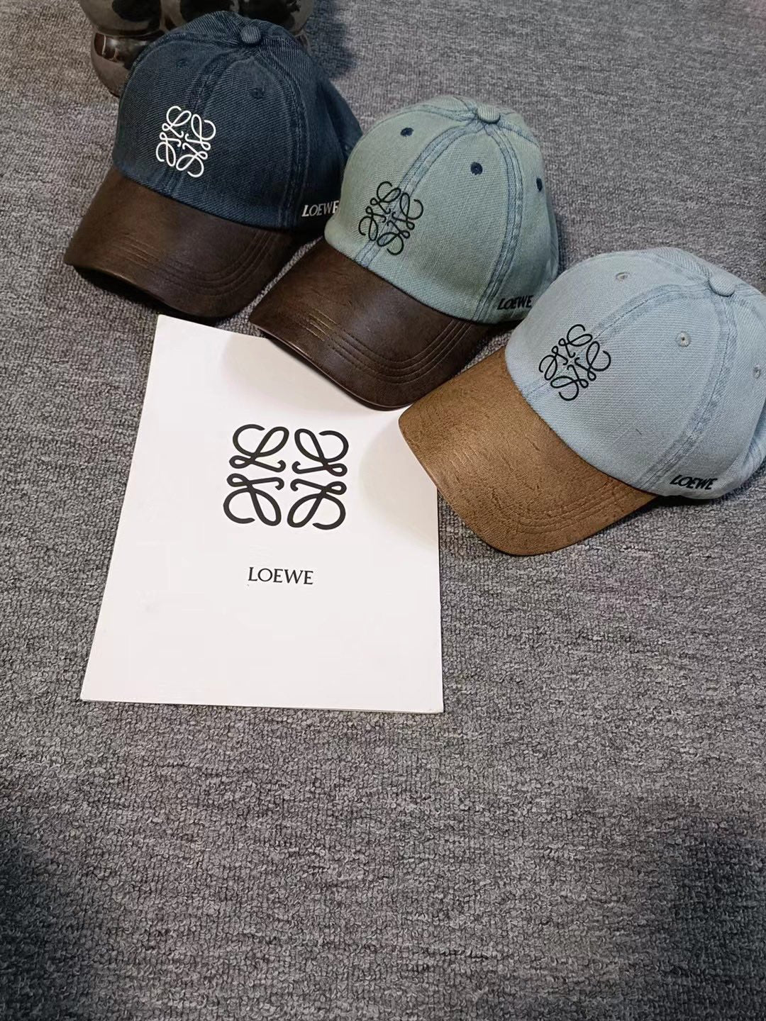 LOEWE - Бейсболка в стиле пэчворк