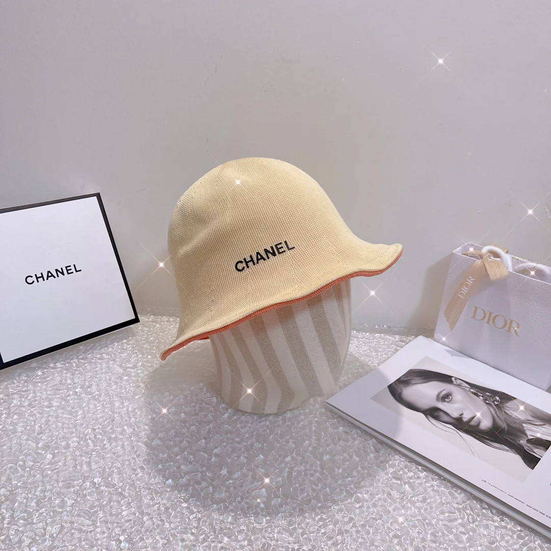 Chanel - Двусторонняя рыбацкая шляпа - Можно носить с обеих сторон