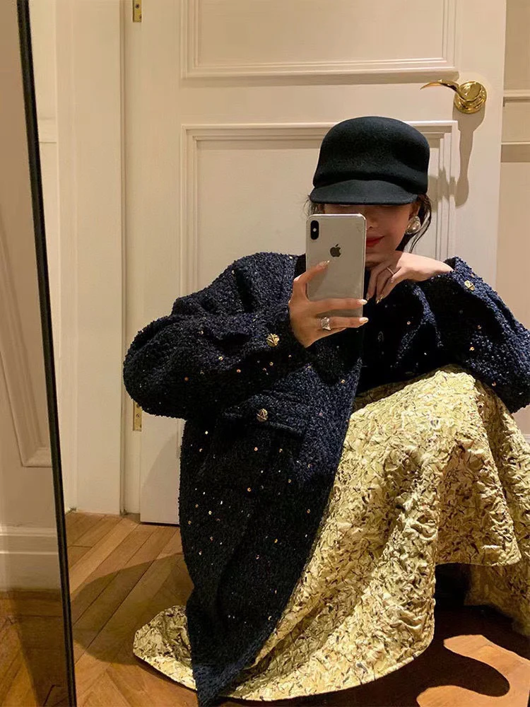 Шерстяная бейсболка Celine - черная - 1