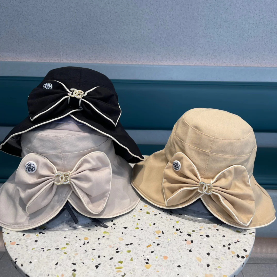 Chanel - Рыбацкая шляпа - Черная - 3