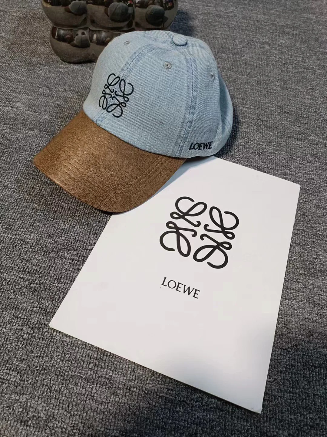 LOEWE - Бейсболка в стиле пэчворк