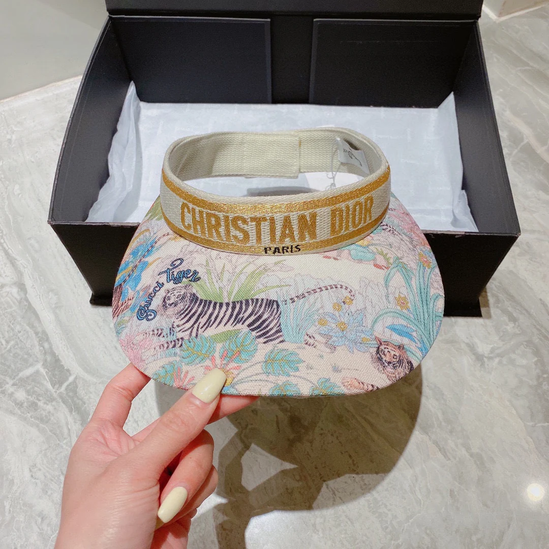 Dior - Новая официальная солнцезащитная шляпа с тигровым рисунком