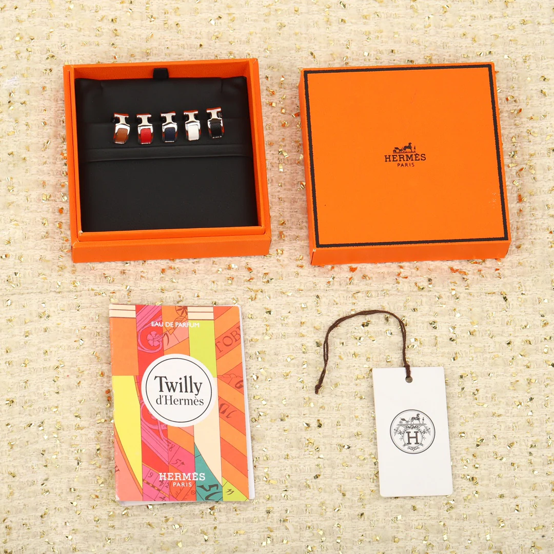 Серьги Hermes - клипса 012