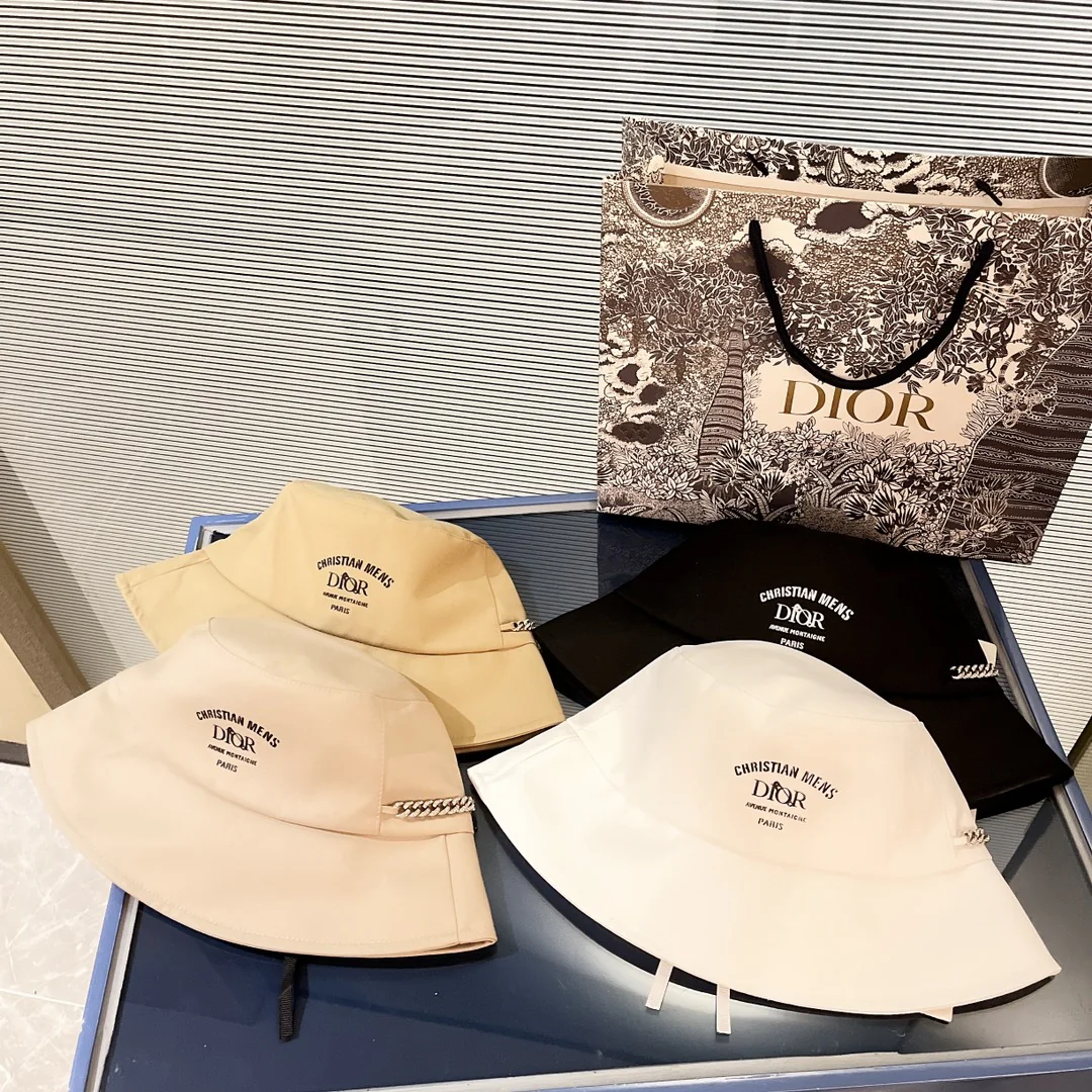 Рыбацкая шляпа Dior в стиле цепочки — 4 цвета