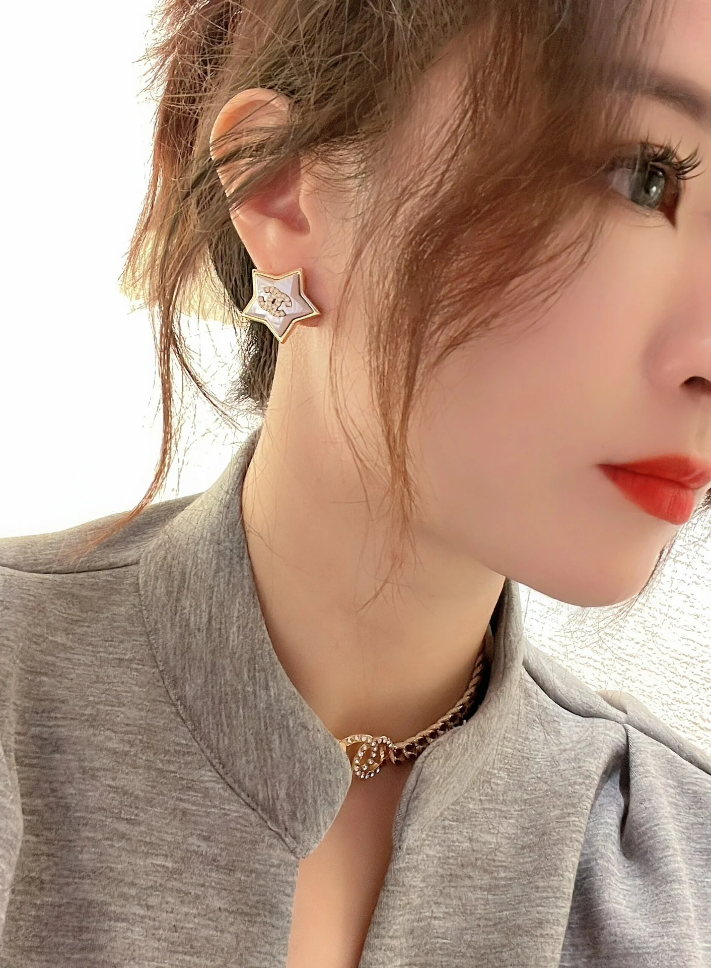 Серьги Chanel 093-1