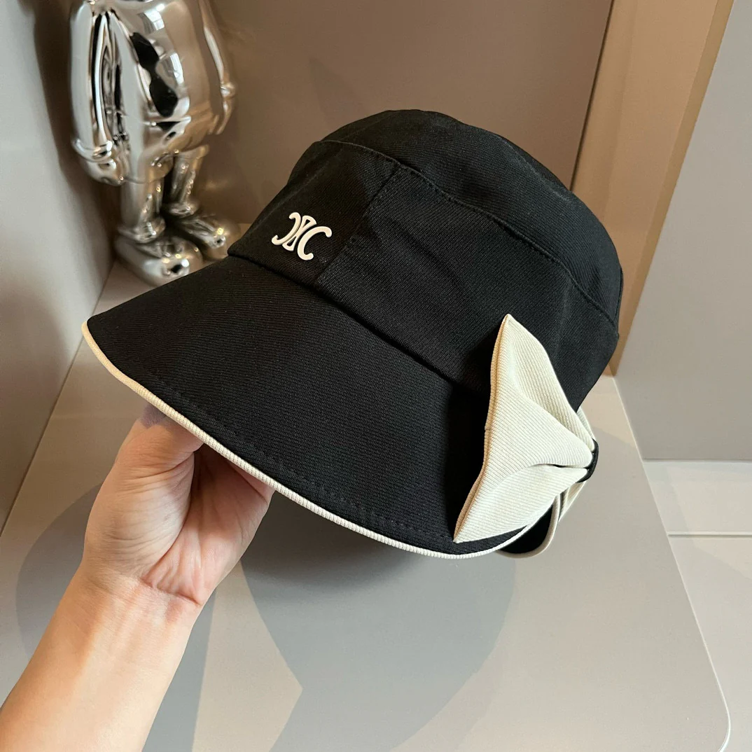 Панама Celine с бабочкой - черная