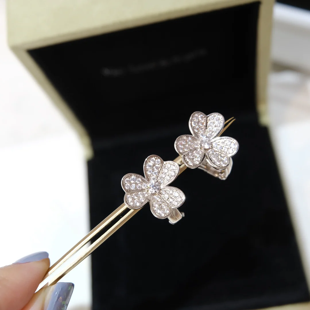 Серьги VCA - Клевер