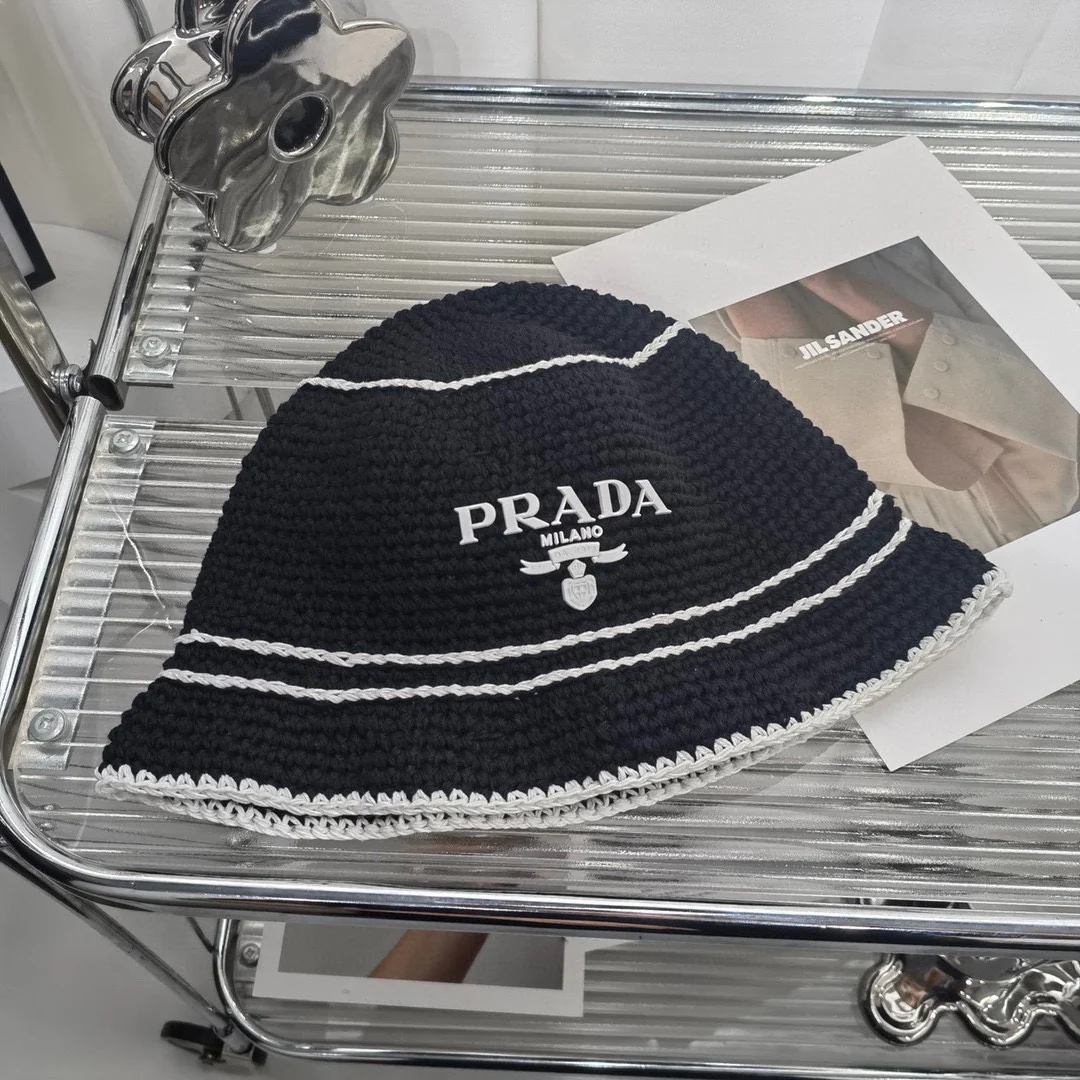 Prada - Вязаная рыбацкая шапка - 1