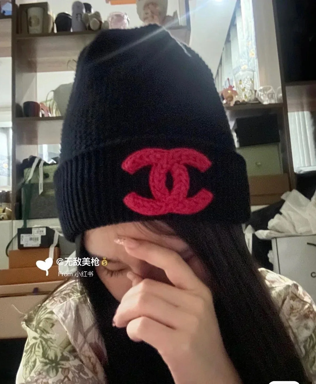 Chanel - Универсальная вязаная шапка с двойной буквой С