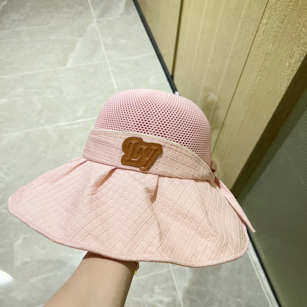 LV - Широкополая панама - Розовая