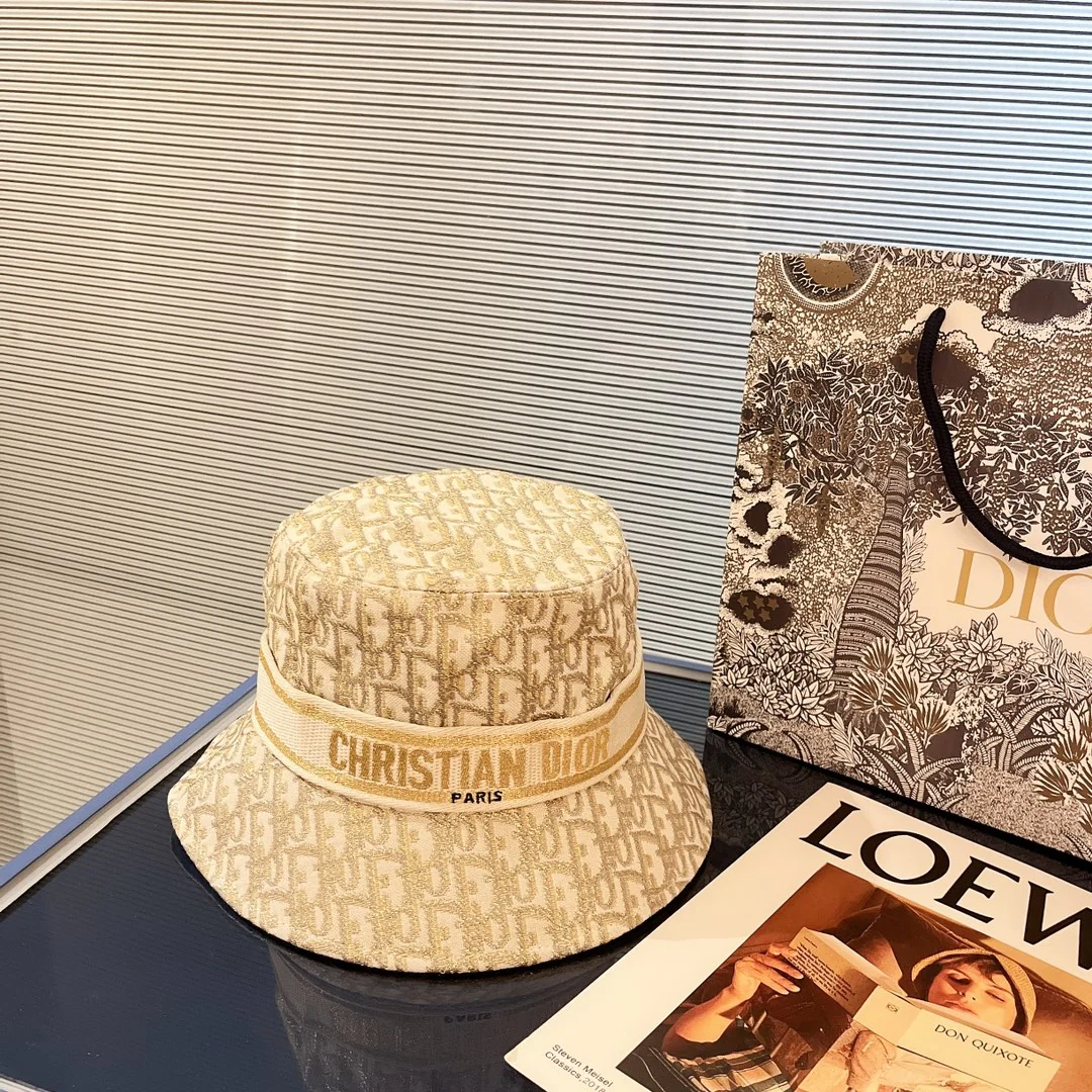 Dior - В том же стиле, что и в бутиках - Панама с монограммой - 2 цвета