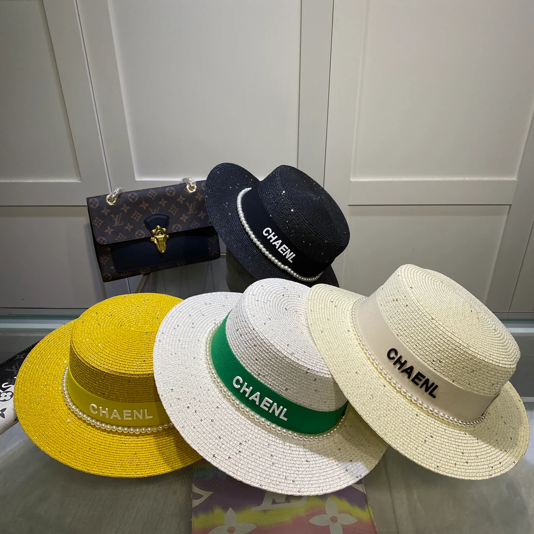 Новая соломенная шляпа Chanel 2022 года - 1