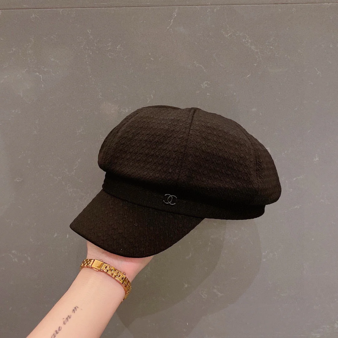 Chanel - Восьмиугольный берет - Черный