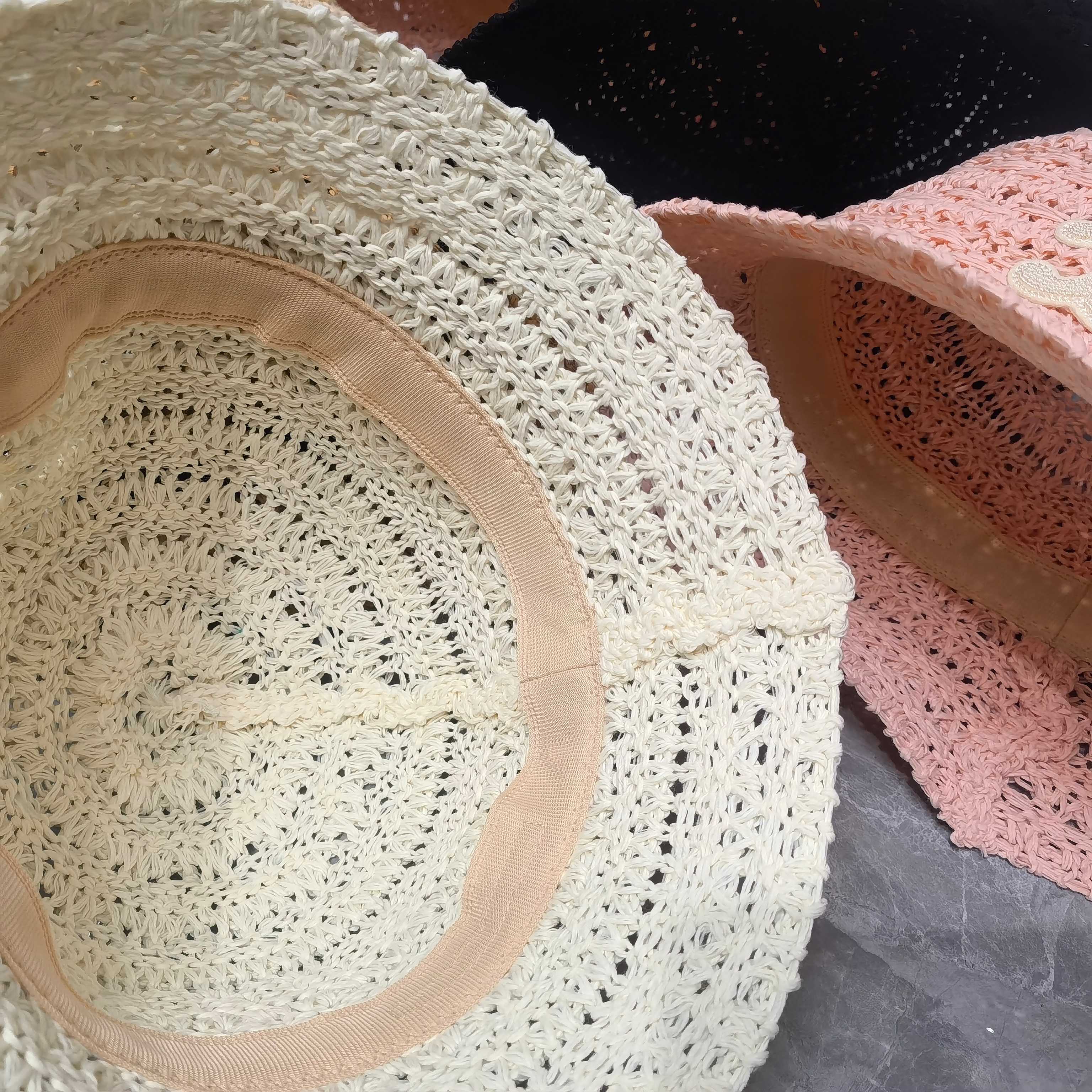 Вязаная шляпа от солнца Celine - 1