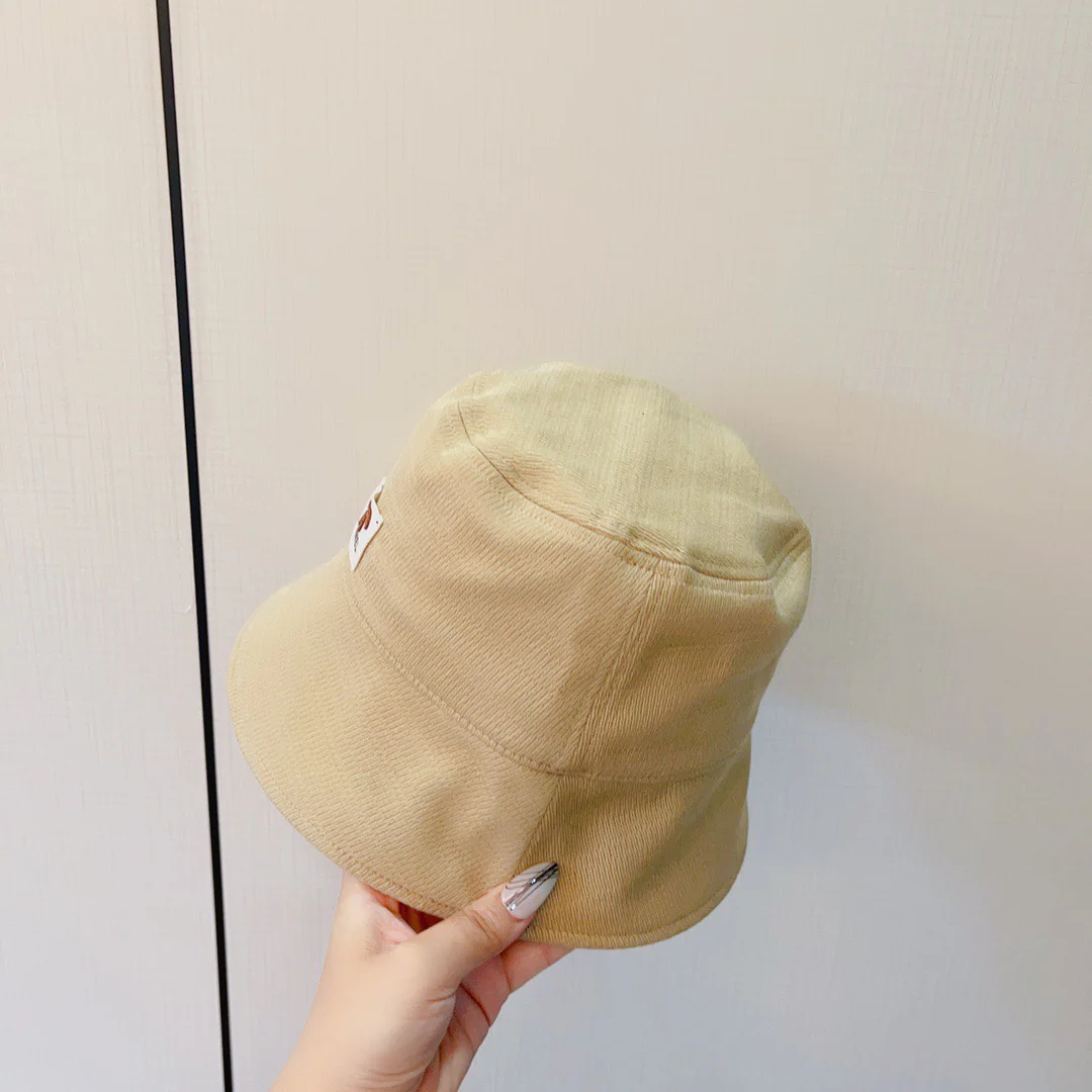 Chanel - Новая хлопковая рыбацкая шляпа с диагональным плетением