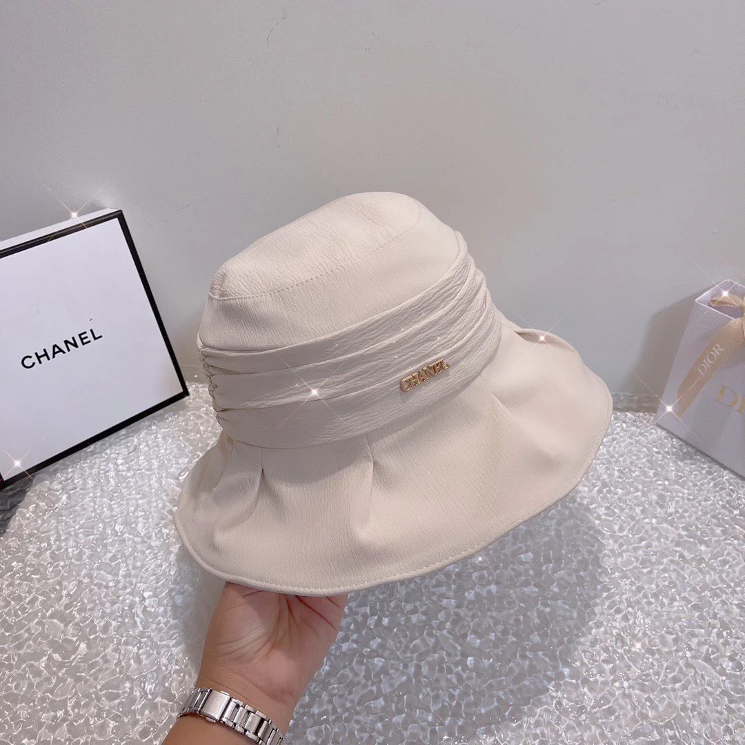 Chanel - Складная солнцезащитная шляпа - 1