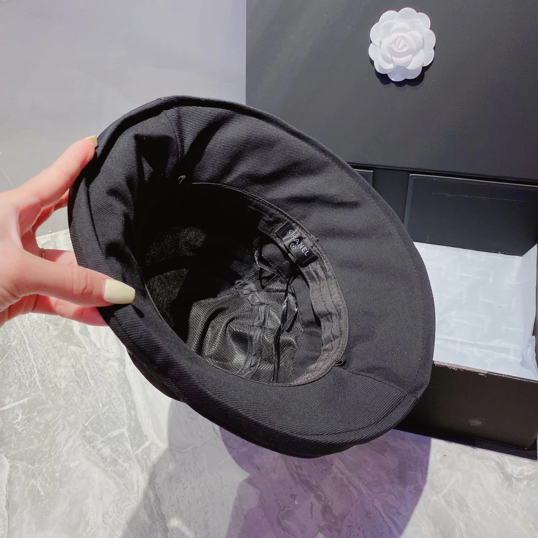 Chanel - Рыбацкая шляпа - Черная - 1