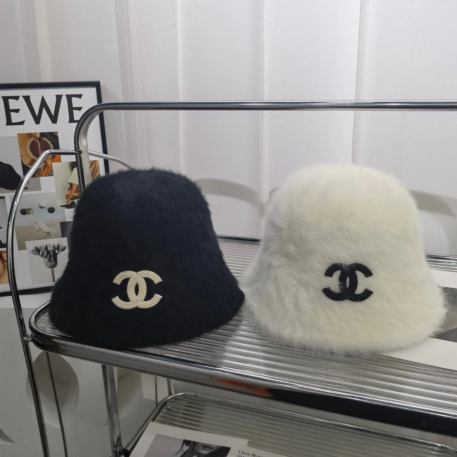 Chanel - Флисовая рыбацкая шляпа