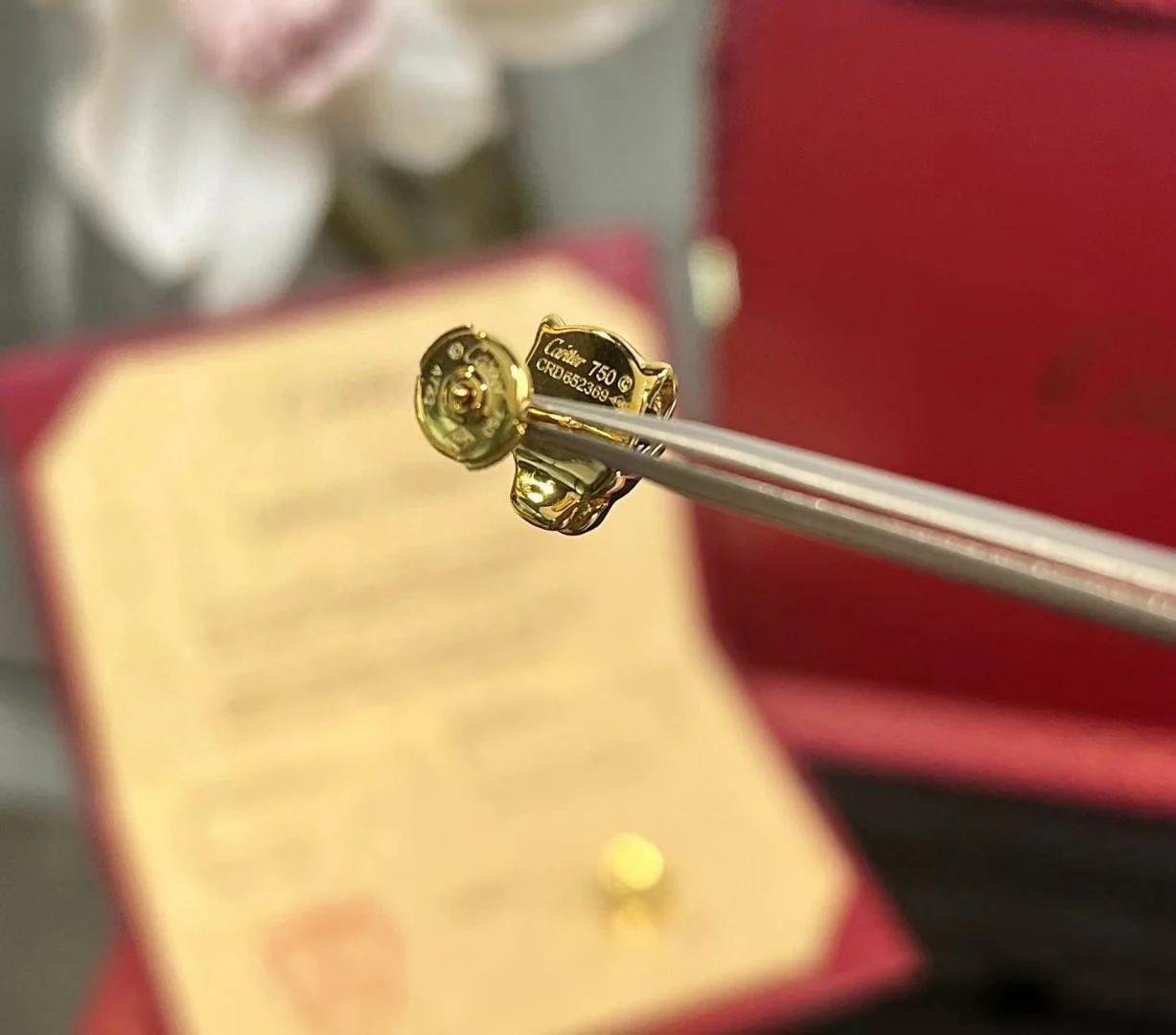 Серьги Cartier 058