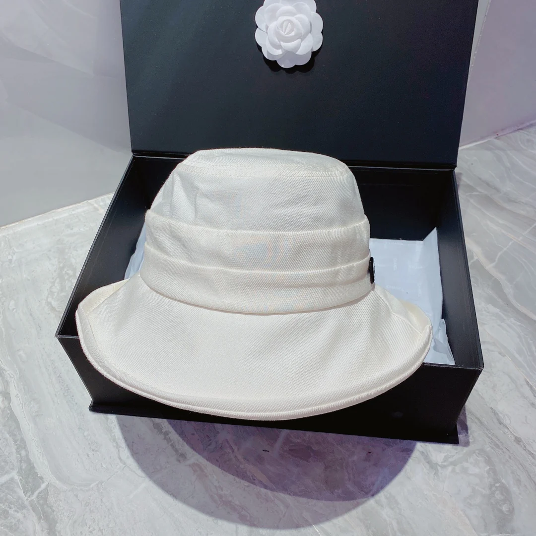 Chanel - Солнцезащитная шляпа - Солнцезащитный козырек - Черная