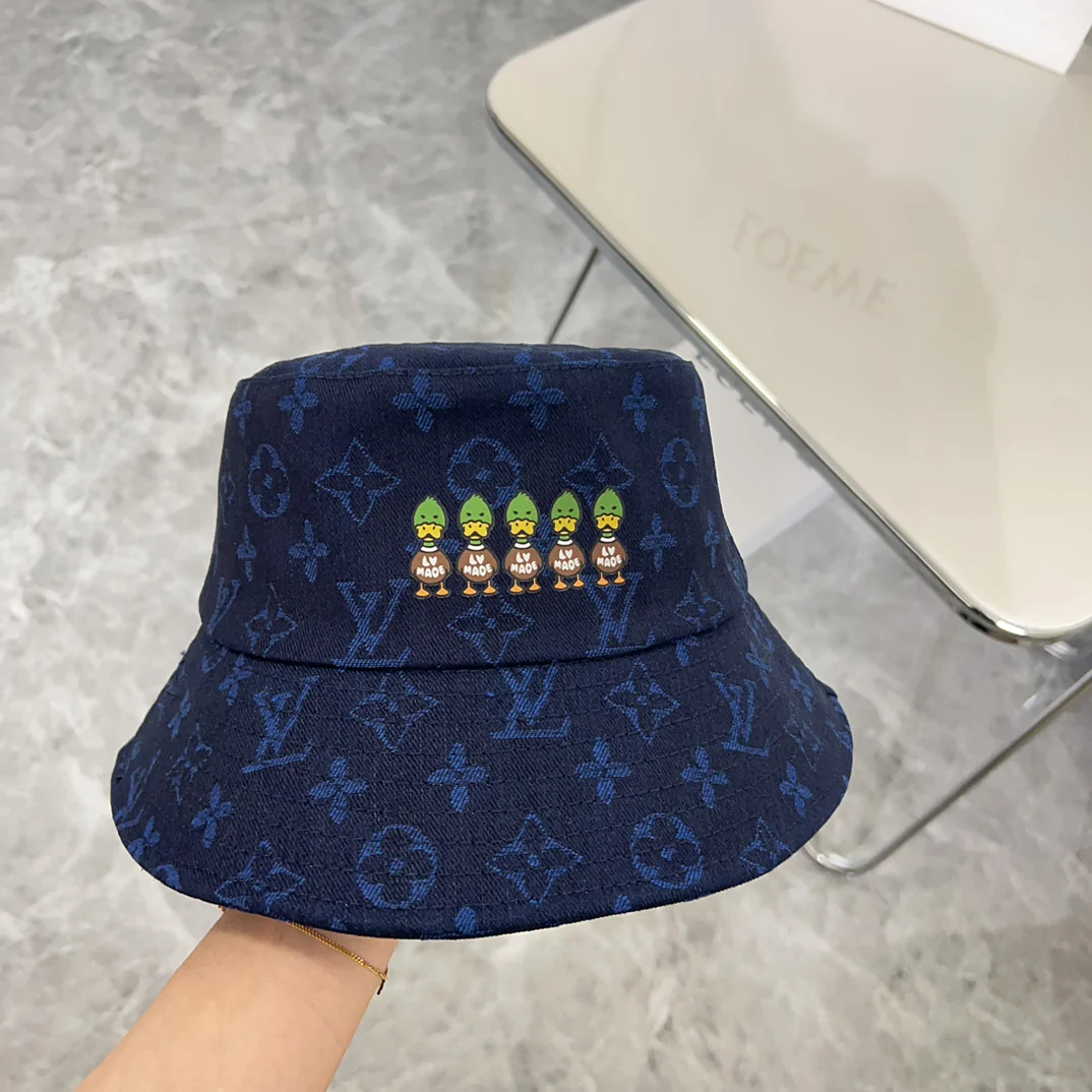 Панама LV 2024 New Classic Monogram — синяя