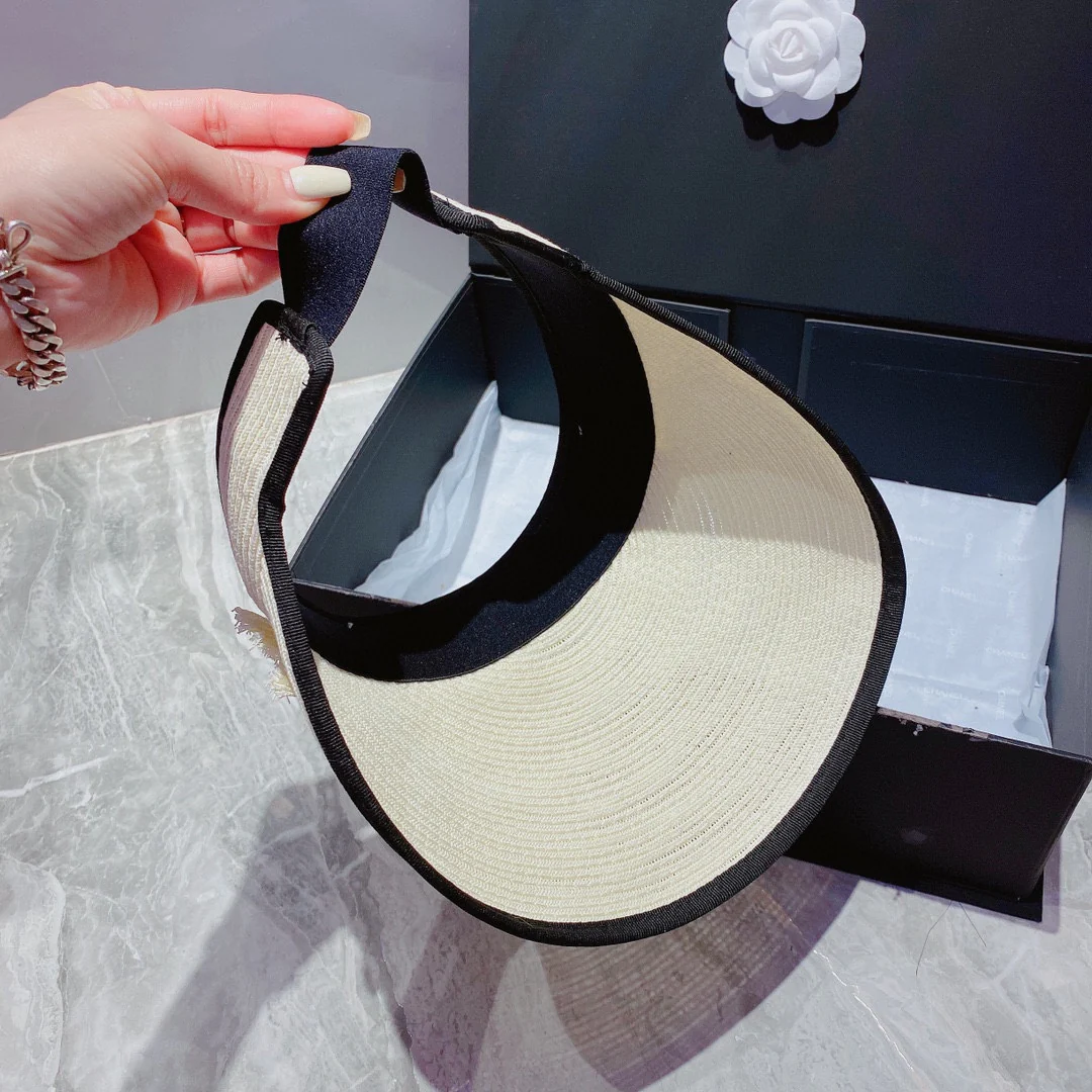 Солнцезащитная шляпа Chanel - Парик с открытым верхом - 2