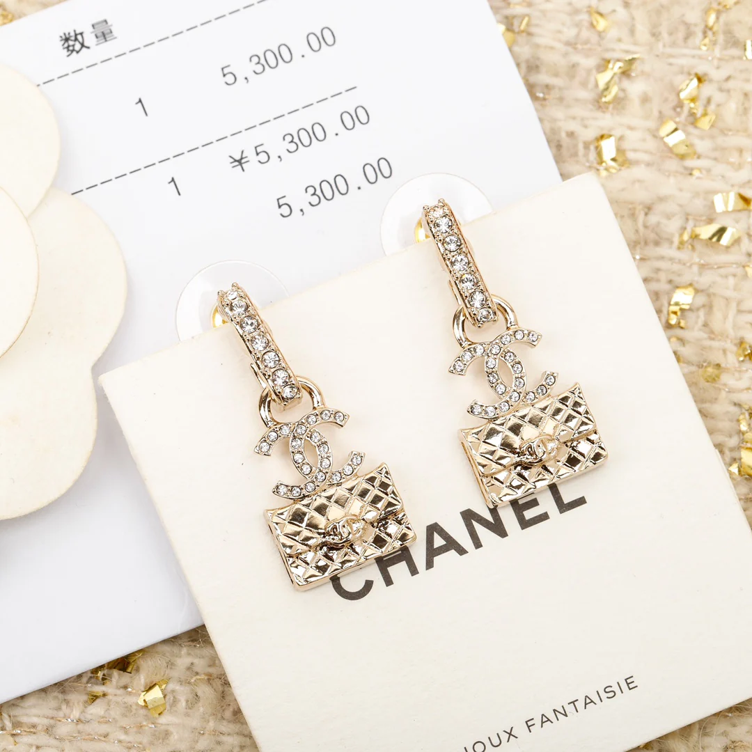 Серьги Chanel 801