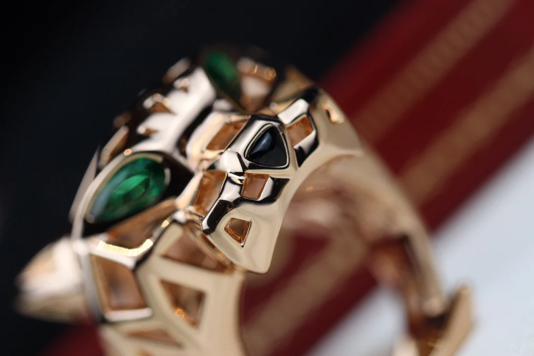 Кольцо Cartier ?Пантера? — унисекс — розовое золото