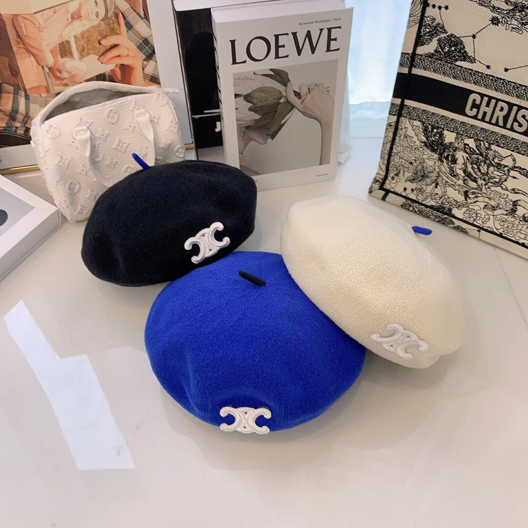 Шерстяная шляпа художника из селина