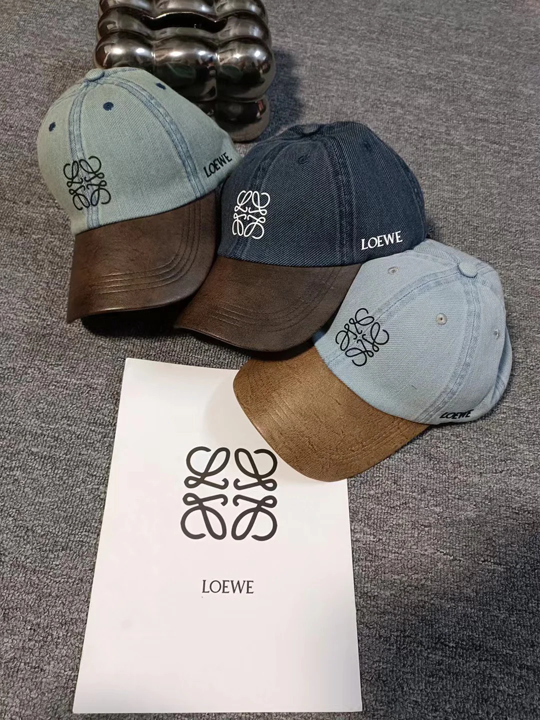 LOEWE - Бейсболка в стиле пэчворк