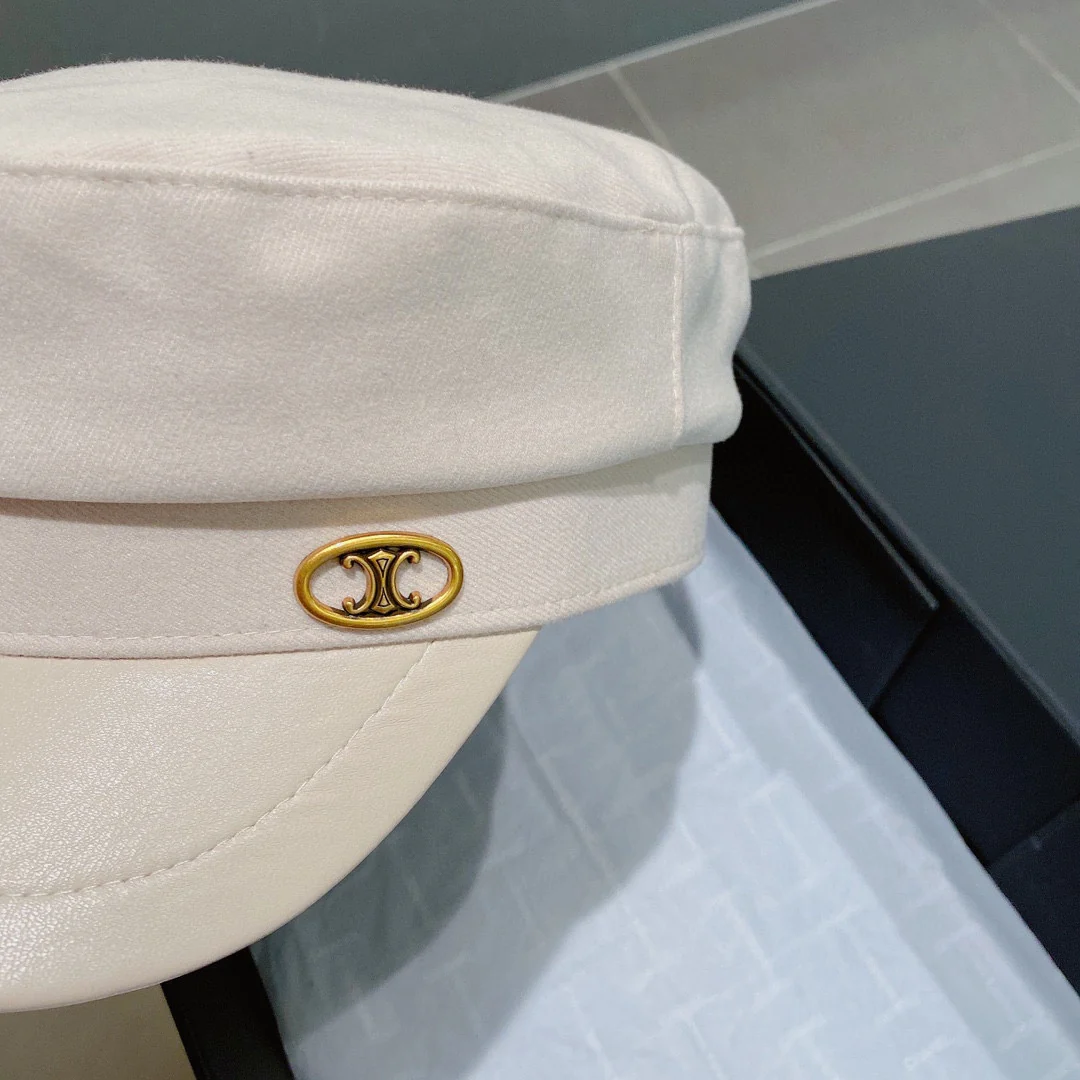 Celine - Бейсболка - Белая