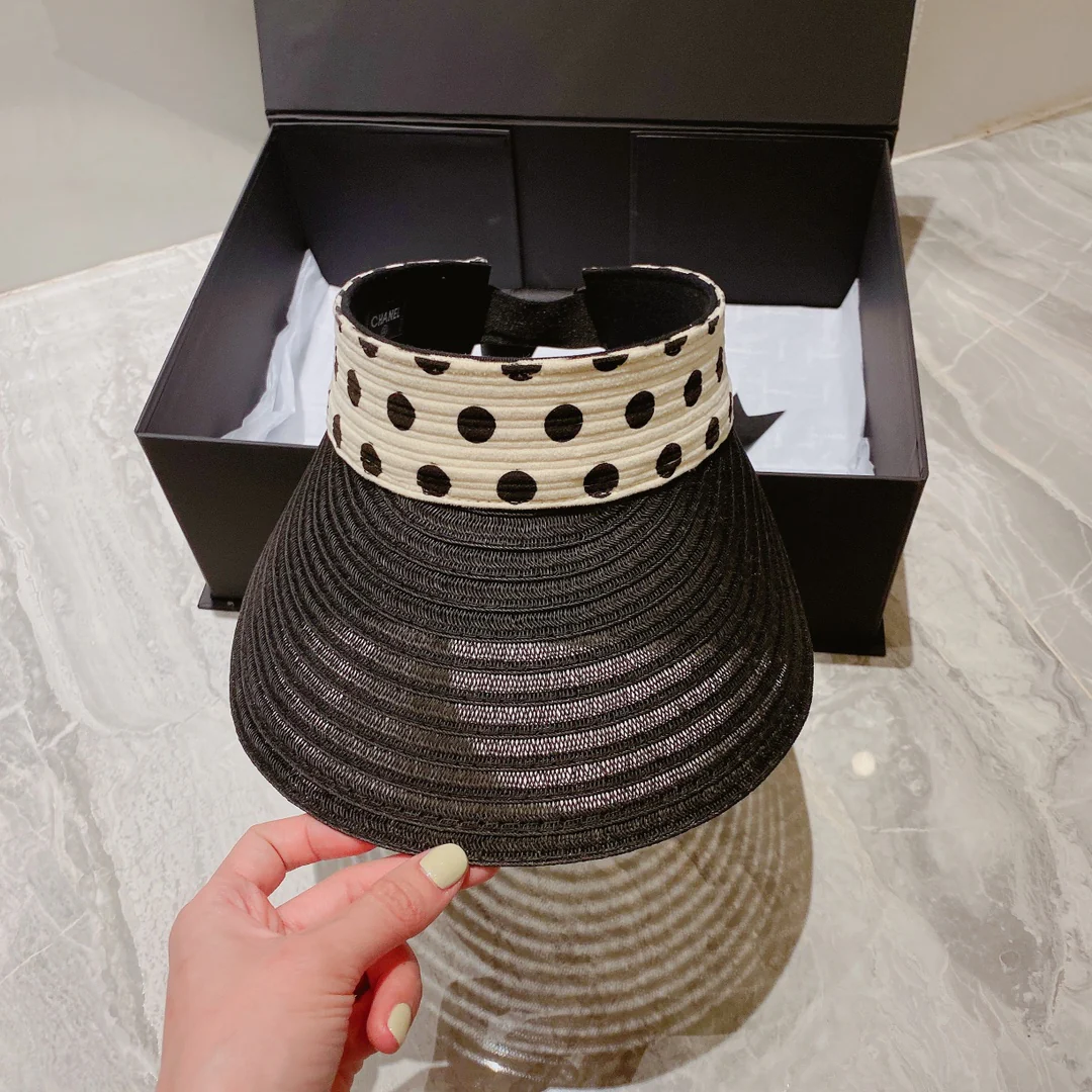 Солнцезащитная шляпа Chanel - Парик с открытым верхом - 3