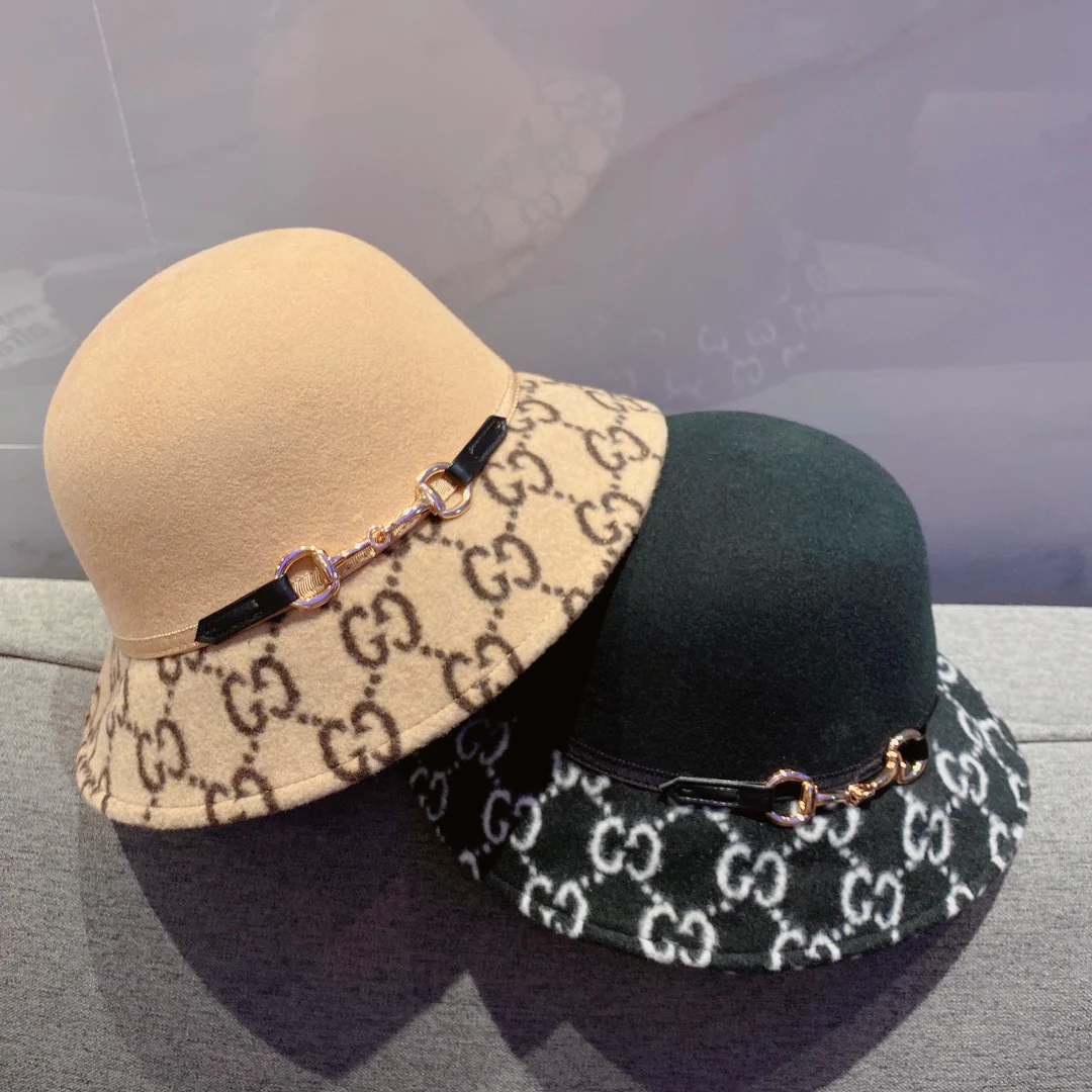 Семейство Pu-G - шерстяная рыбацкая шляпа - черная