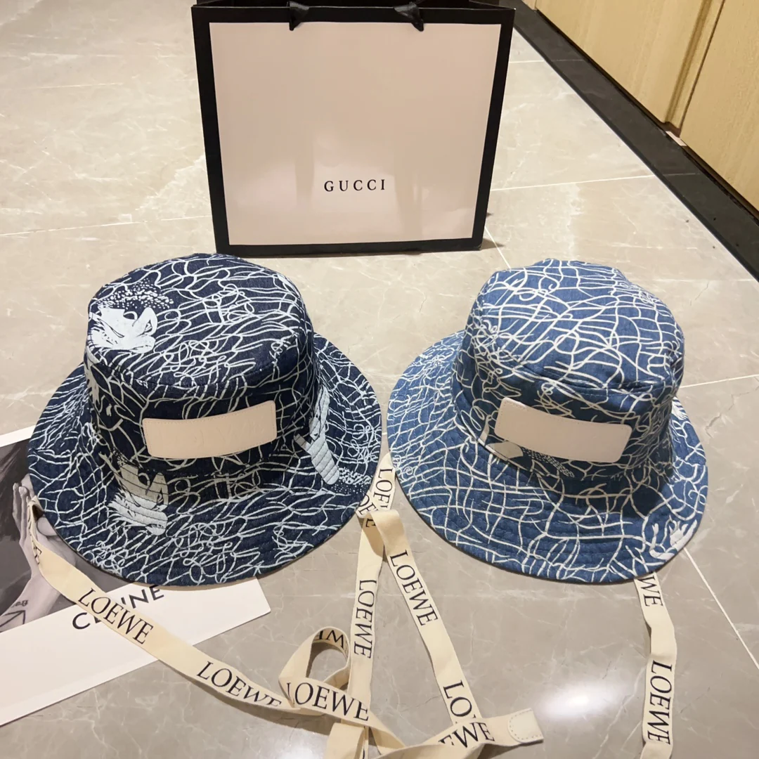 Lolwei - Новинка весны/лета 2023 - Джинсовая панама - Темный цвет - 1