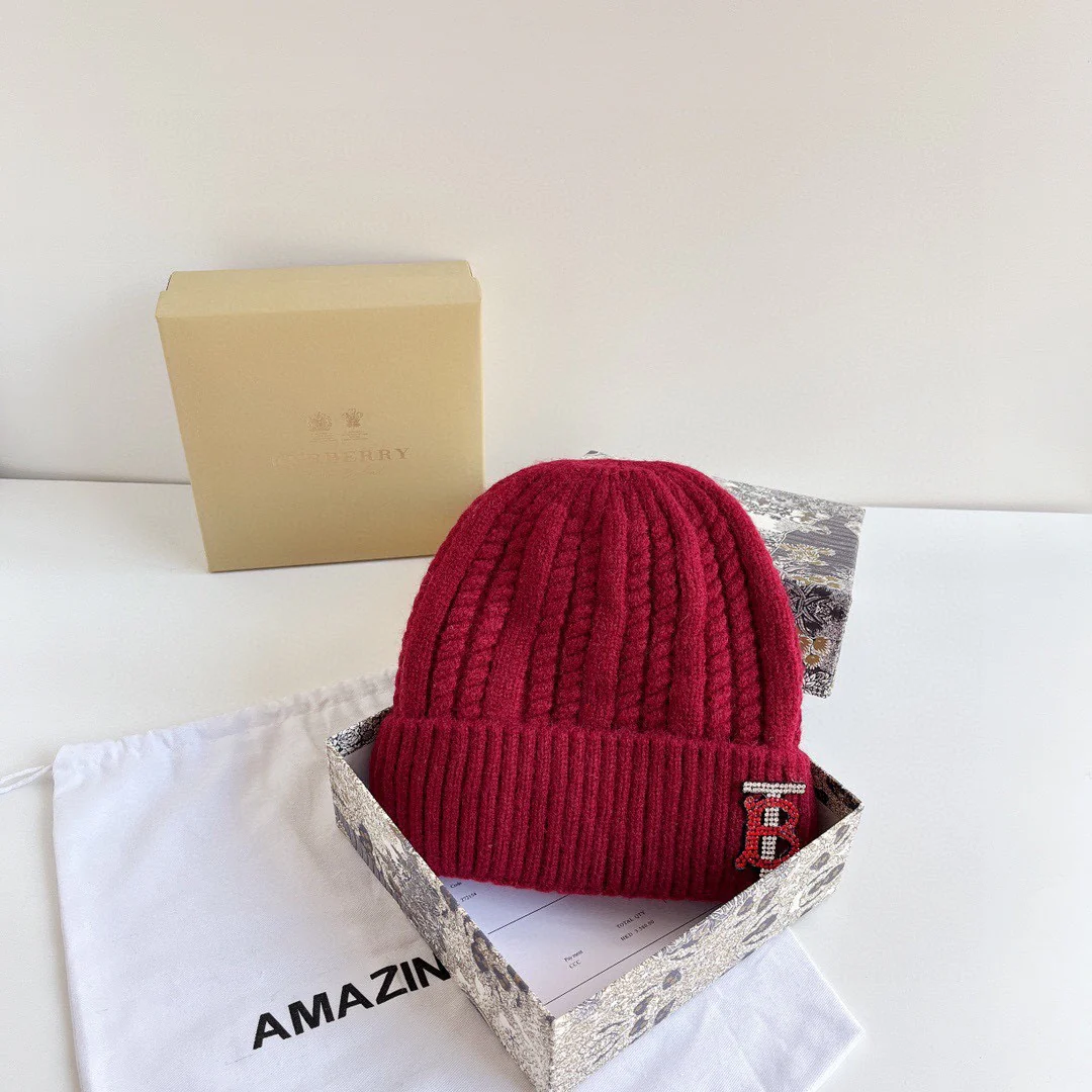 Burberry - Вязаная шапка - Унисекс