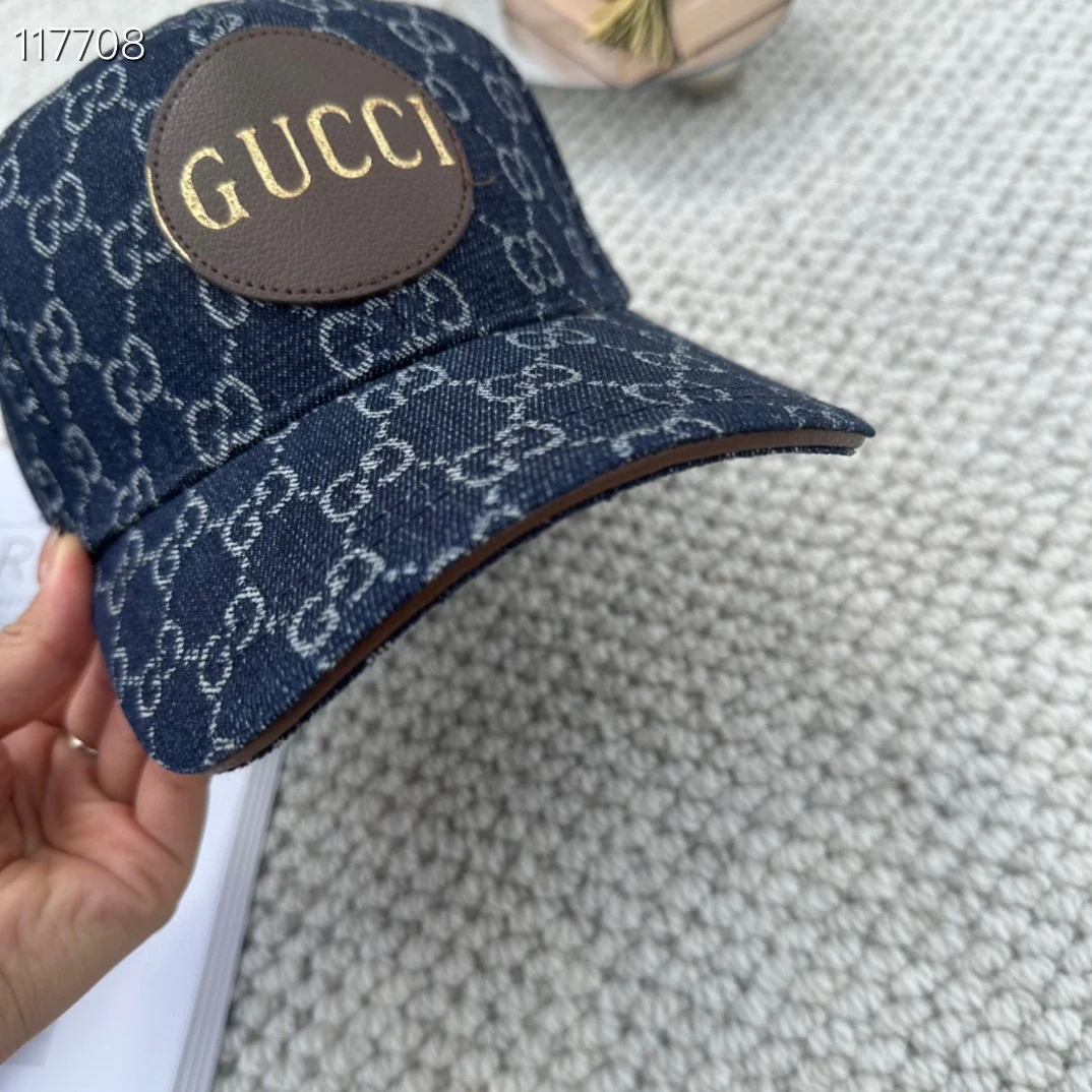 Бейсболка Gucci Весна/Лето 2023 - Синяя