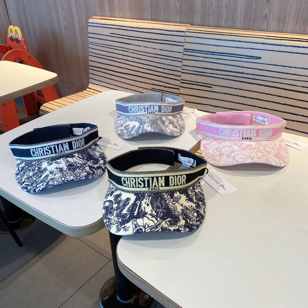 Dior - Новый корейский стиль - Солнцезащитная шляпа с узором - Унисекс