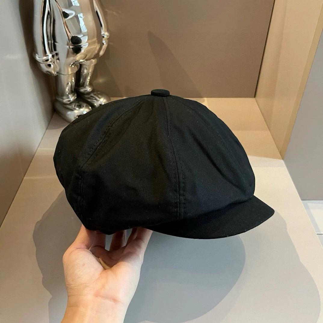 Celine - Восьмиугольная шляпа художника - Черная