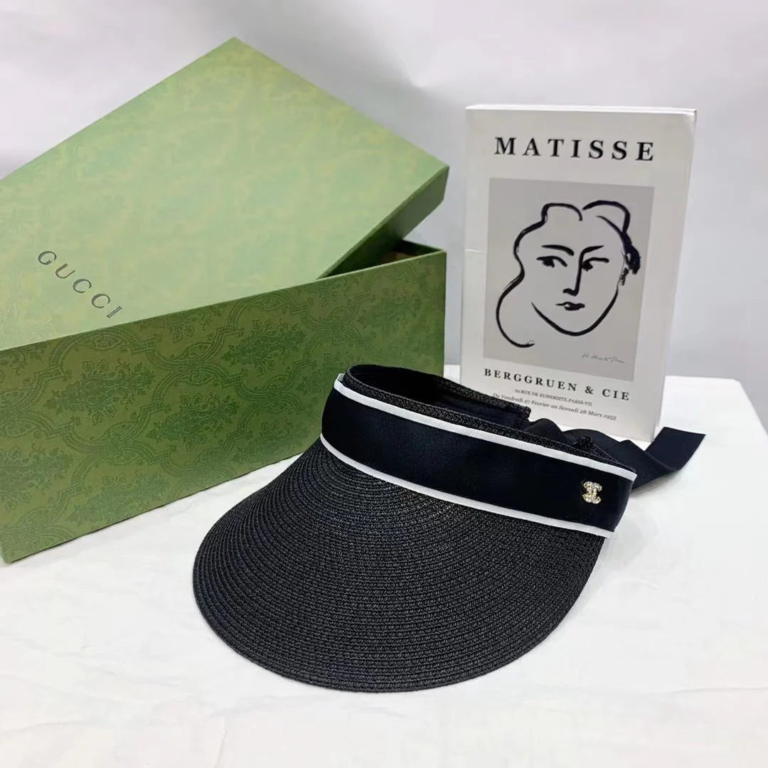 Новинка Chanel 2022 года - Солнцезащитная шляпа - Парик с открытым носком - 1