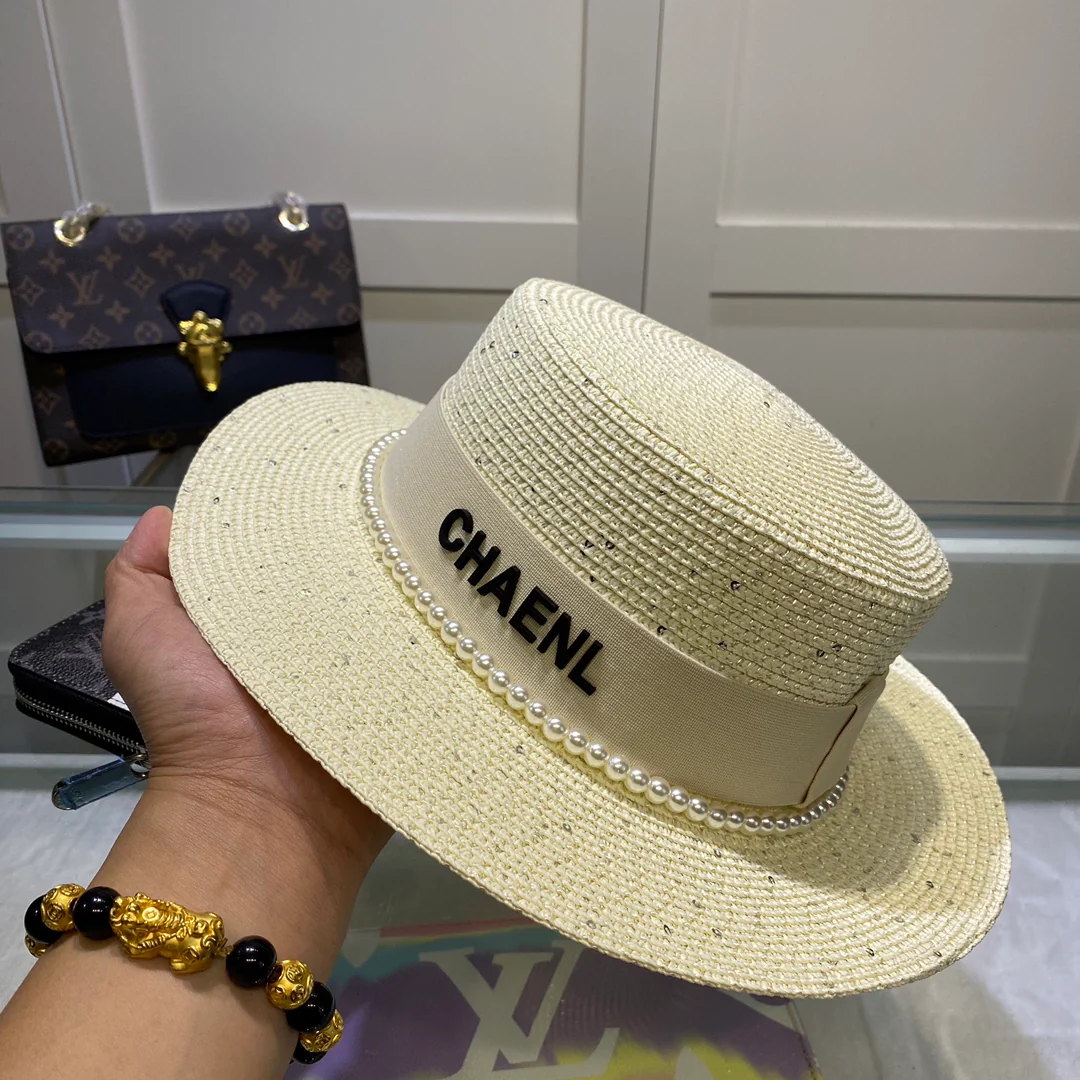 Новая соломенная шляпа Chanel 2022 года - 1