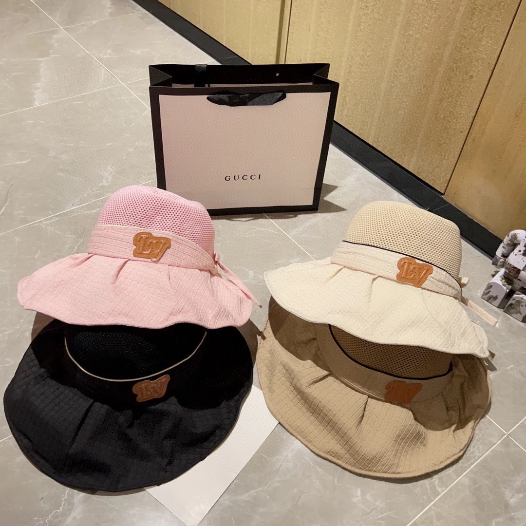 LV - Широкополая панама - Розовая