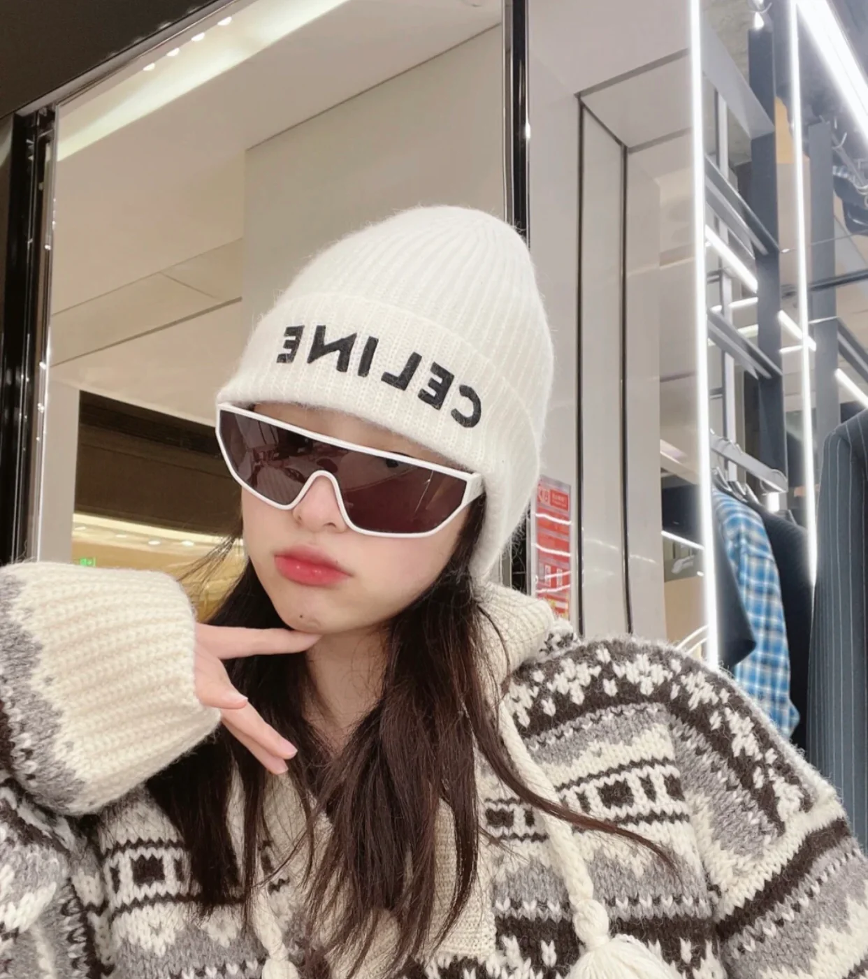 Вязаная шапка Celine