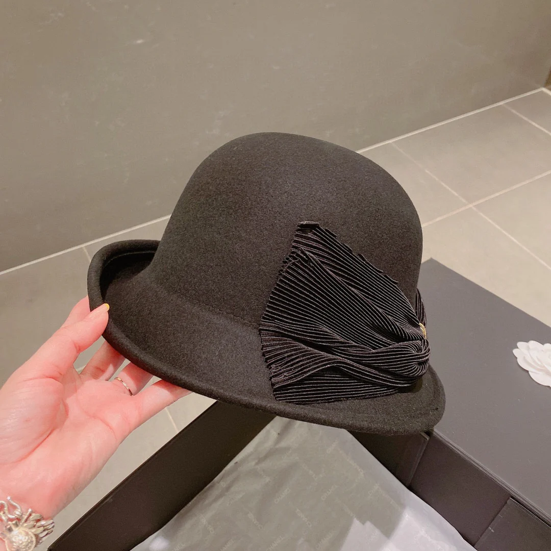 Hermes - Шерстяная панама - Черная