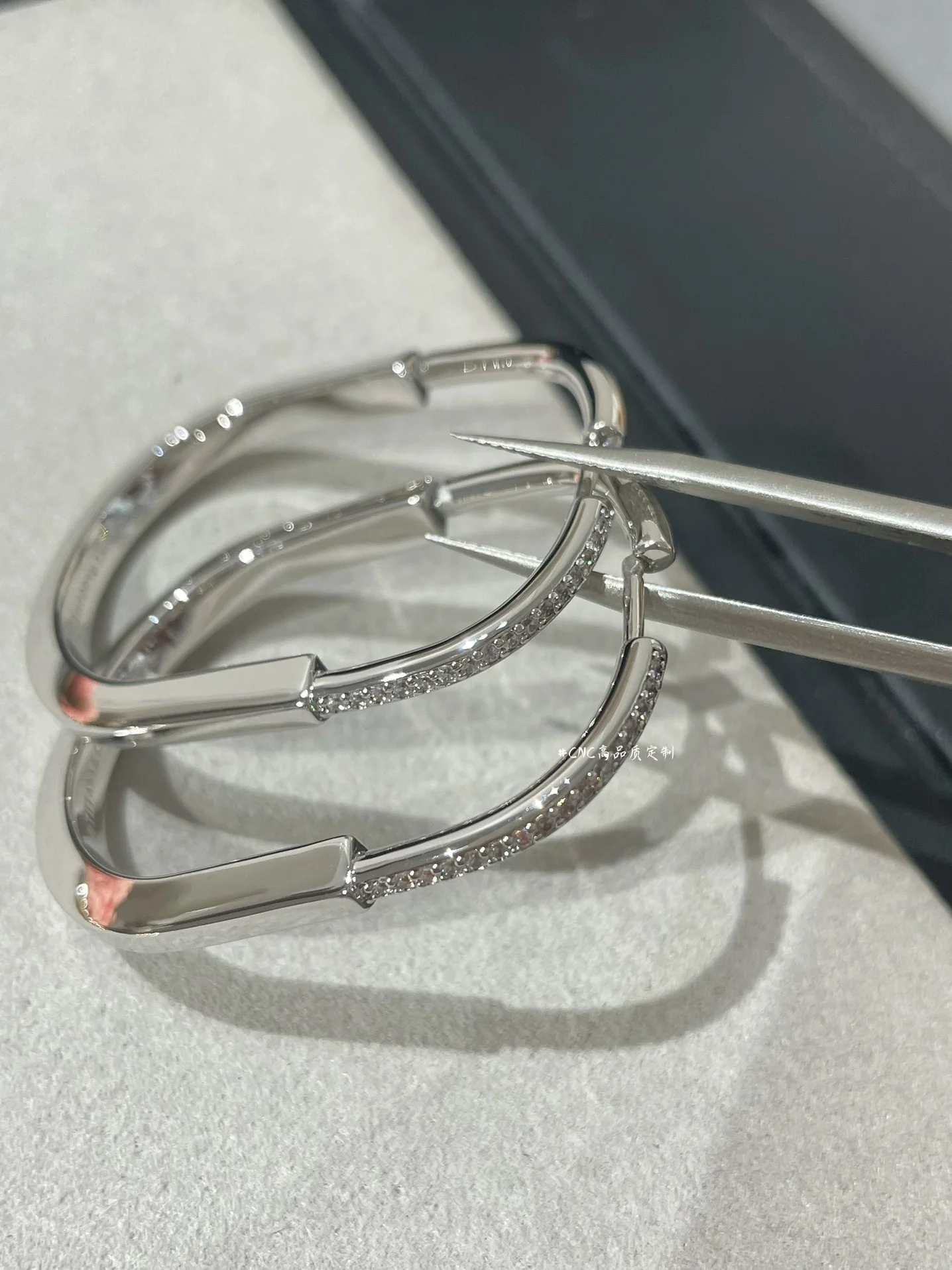 Серьги Tiffany - серебряные 009