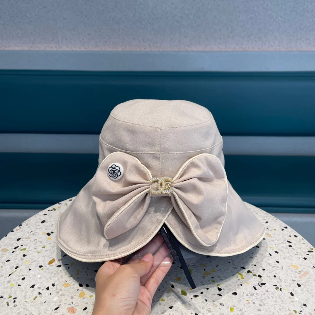 Chanel - Рыбацкая шляпа - Бежевый