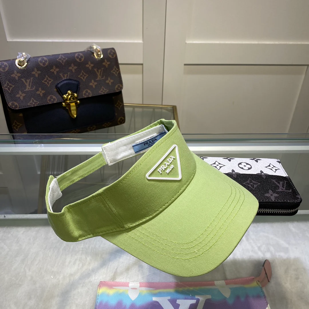 Prada - Официальный сайт Классический стиль - Шляпа с козырьком - 1