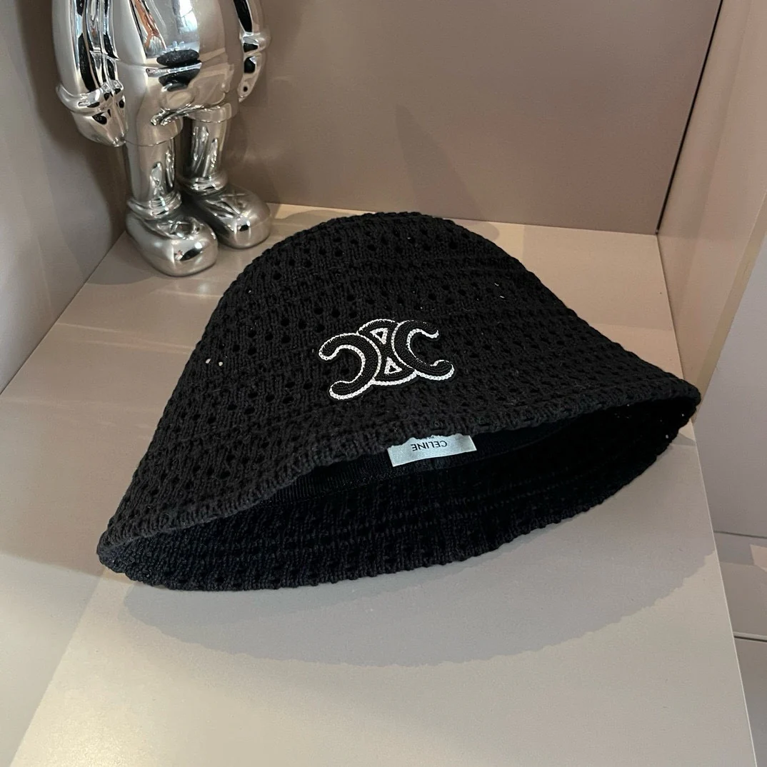Celine - Новая вязаная панама - Черная