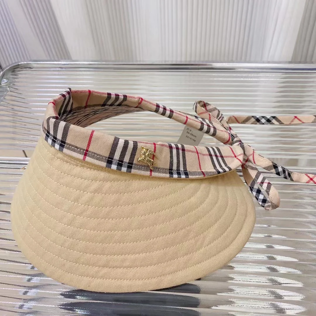 Burberry - Солнцезащитная шляпа - Козырек