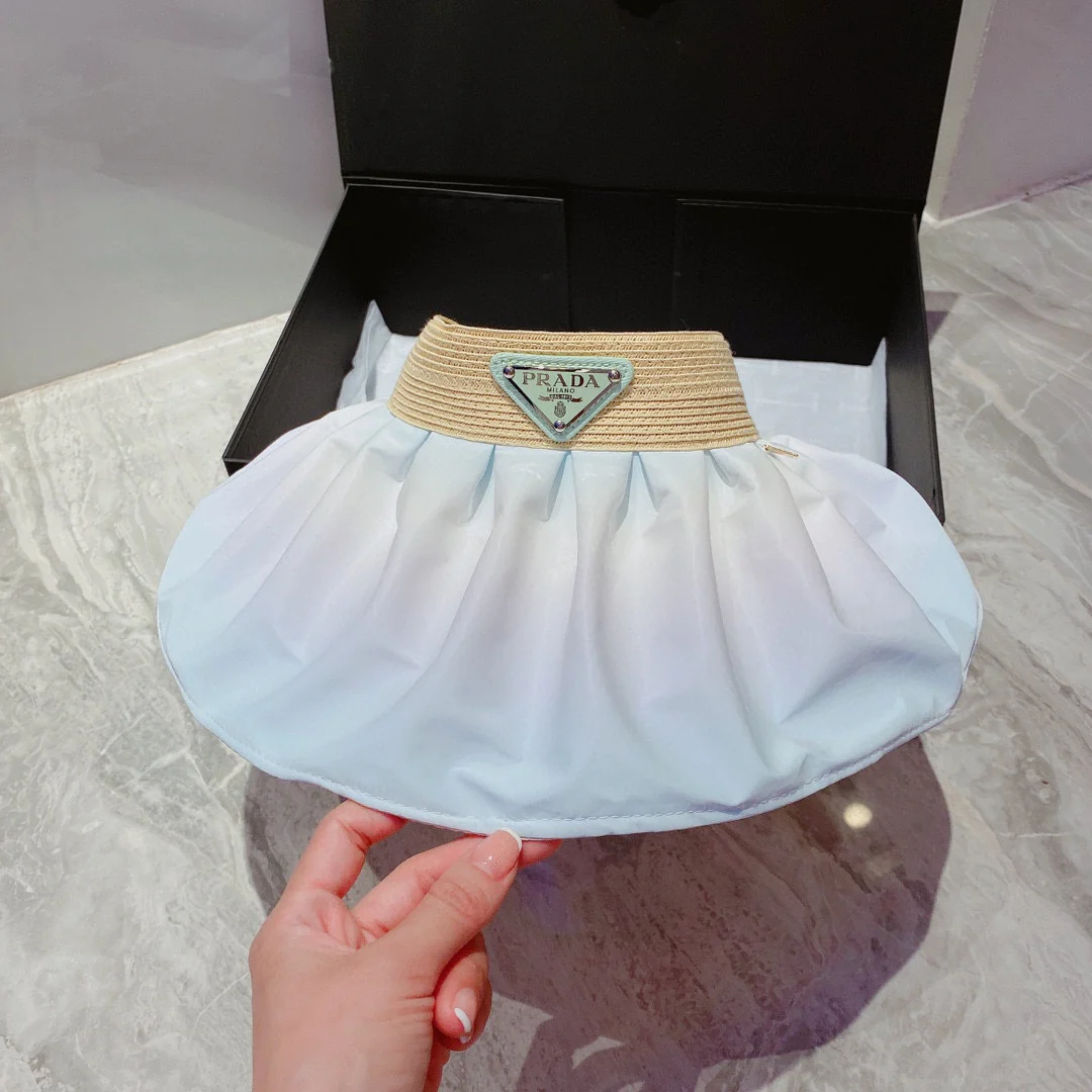 Солнцезащитная шляпа Prada Shell Rainbow - защита от УФ-излучения - 1 шт.