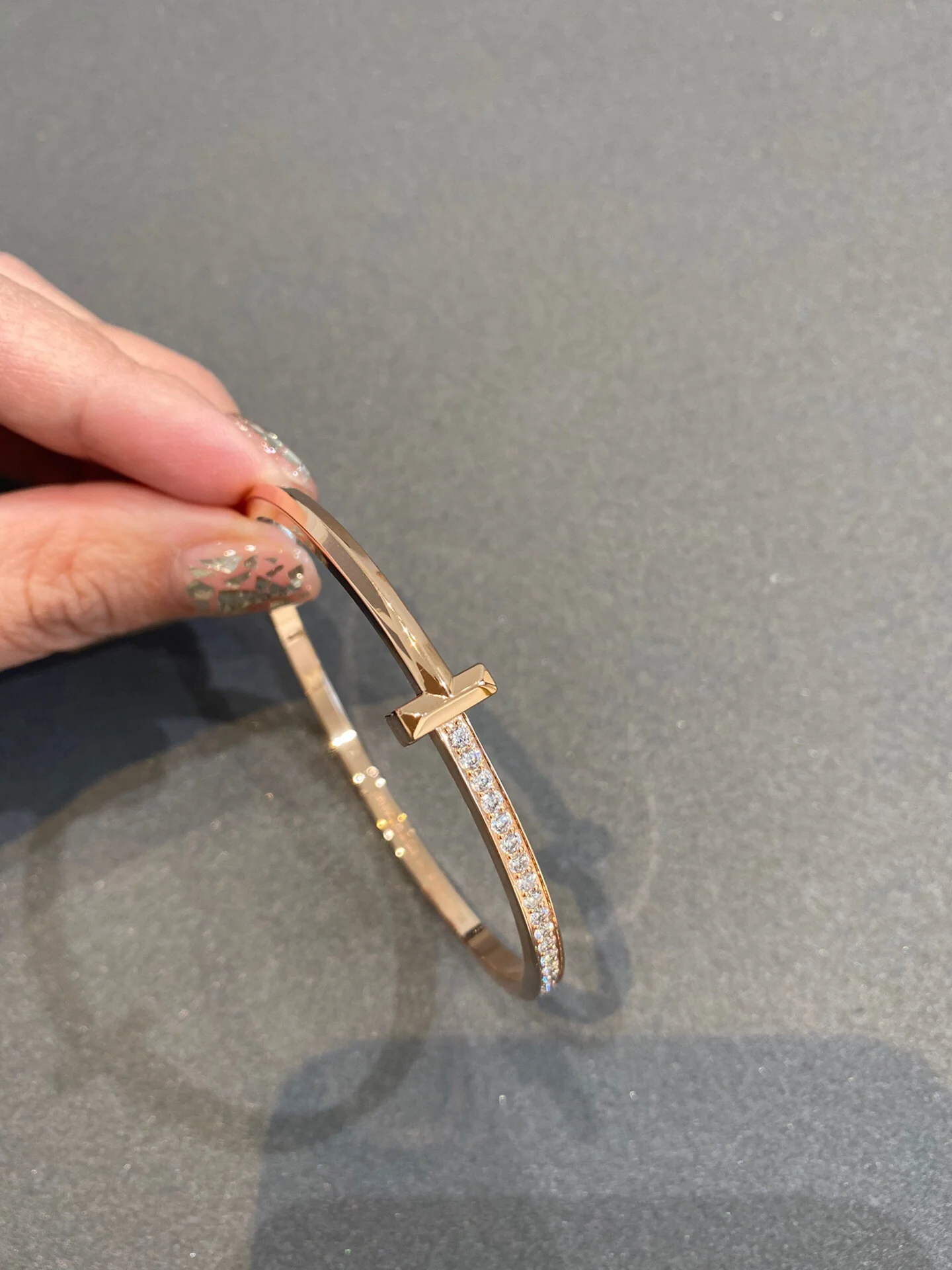 Браслет Tiffany 030T с бриллиантами, золото.